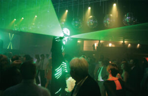 Fue una noche espacial.