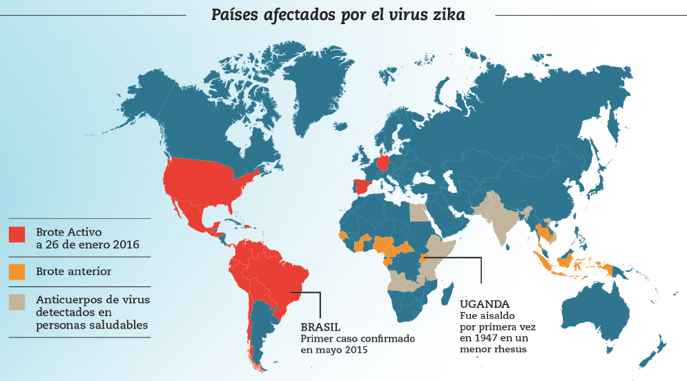 el-zika-paises-afectados